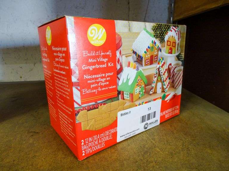 Wilton Mini Village Gingerbread Kit Roller Auctions