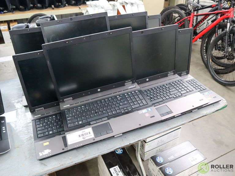 (8) Hp EliteBook 8740W Laptops(Some Laptops Might Be Inoperable, Please