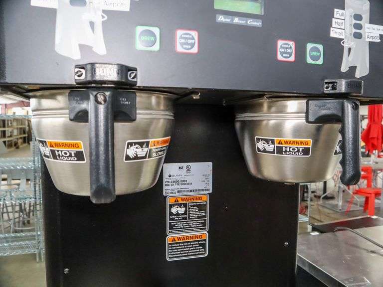 Bunn Dual TF DBC Dual Satellite Digital Coffee Brewer with Filters