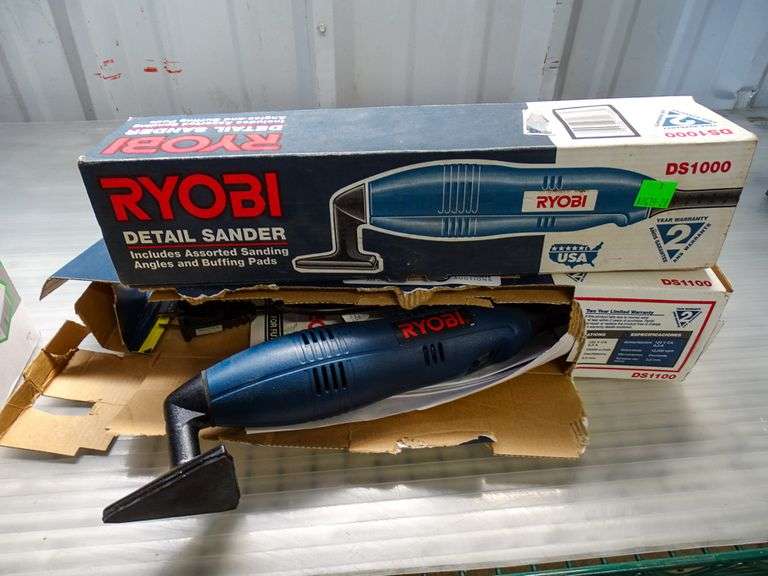 (2) Ryobi Detail Sanders - Roller Auctions