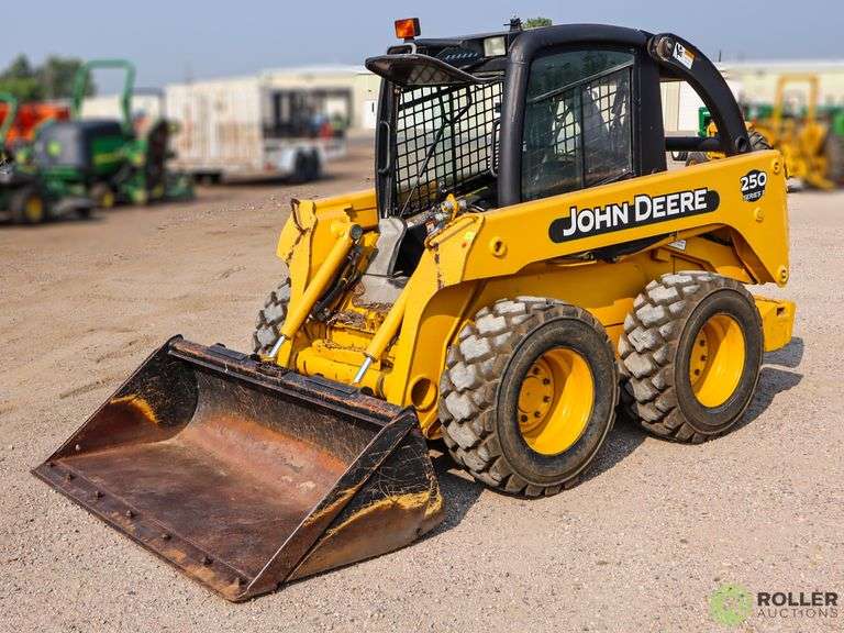 2003 John Deere 250 Skid Steer Loader Roller Auctions