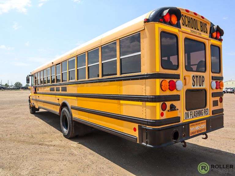 2009 Blue Bird CE300 2WD 72Passenger Bus Roller Auctions