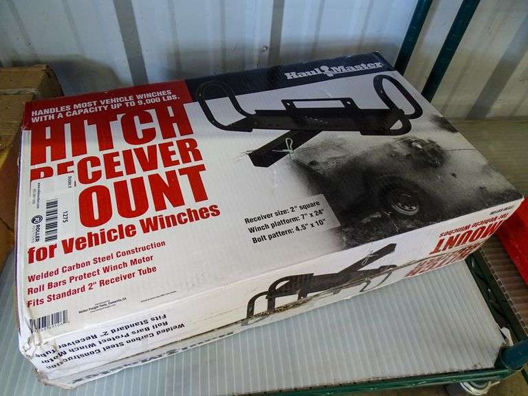 Haul Master Hitch Receiver, Mount for Winch Roller Auctions