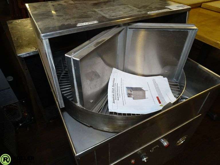 Stainless Steel Undercounter Carousel Glass Washer, Chemical Sanitizer