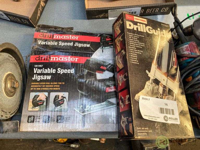 Drill Master Jigsaw and Crafts Drill Guide Roller Auctions