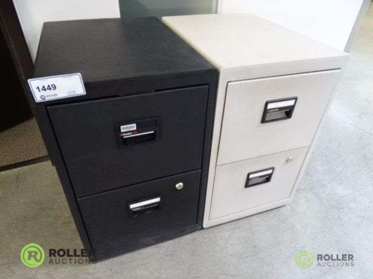(2) Sentry Safe 2Drawer Filing Roller Auctions