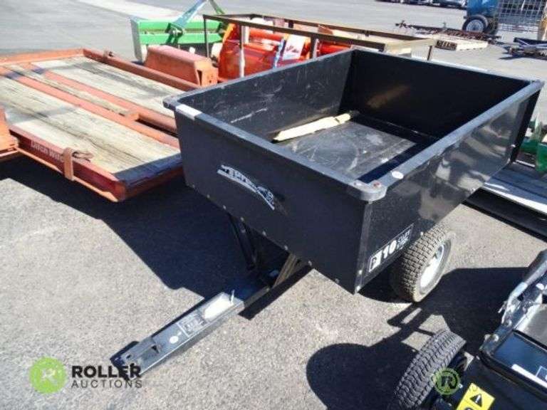 1 Cu. Yard Pull Behind Garden Trailer Roller Auctions