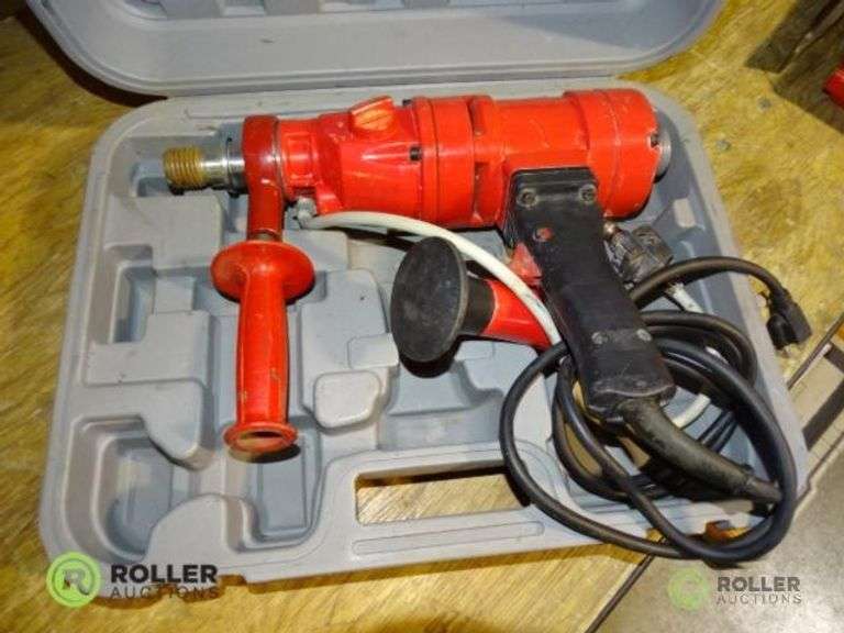 Blue Rock Z1 4in Coring Drill With Case Roller Auctions