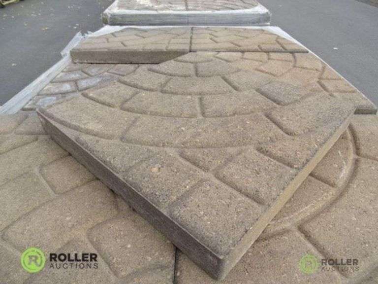 84Pieces of Pavestone 16in Bella Cobble Charcoal Tan Paving Blocks