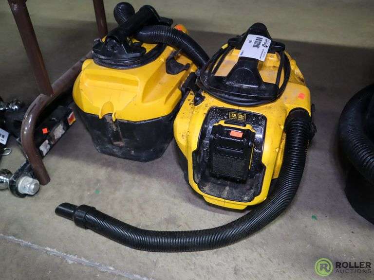 (2) DeWalt Cordless Vacuums With (1) Battery Roller Auctions