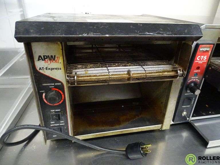 (2) Conveyor Toasters; APW Wyott, Waring Commercial Roller Auctions