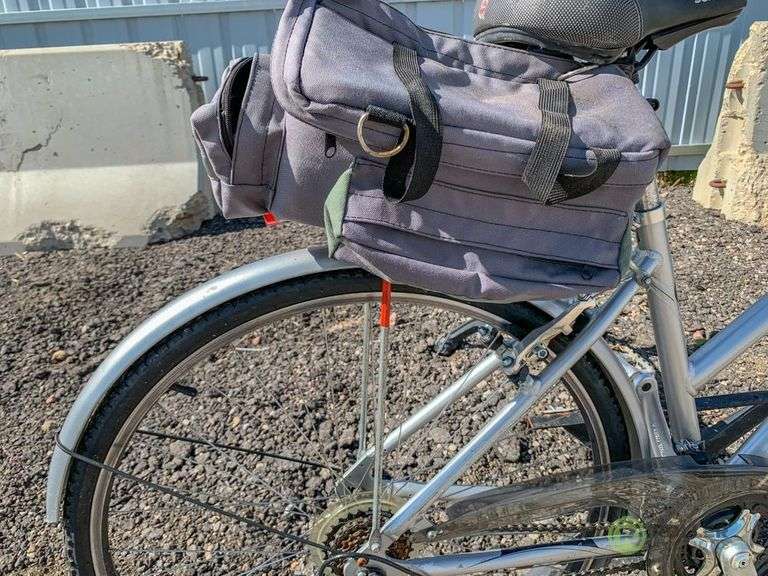 Huffy Magellan Drop Bar Commuter Bike With Rear Rack, Adjustable Height