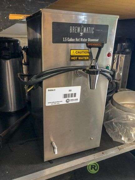 Brew Matic 1.5-Gallon Hot Water Dispenser - Roller Auctions