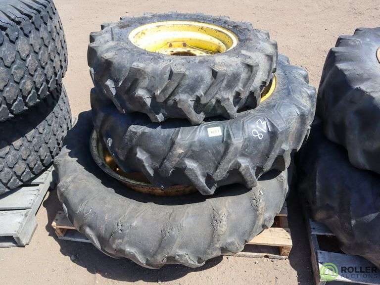 Firestone 11.224 Tractor Tires with Rim, 13.628 Tractor Tire with Rim