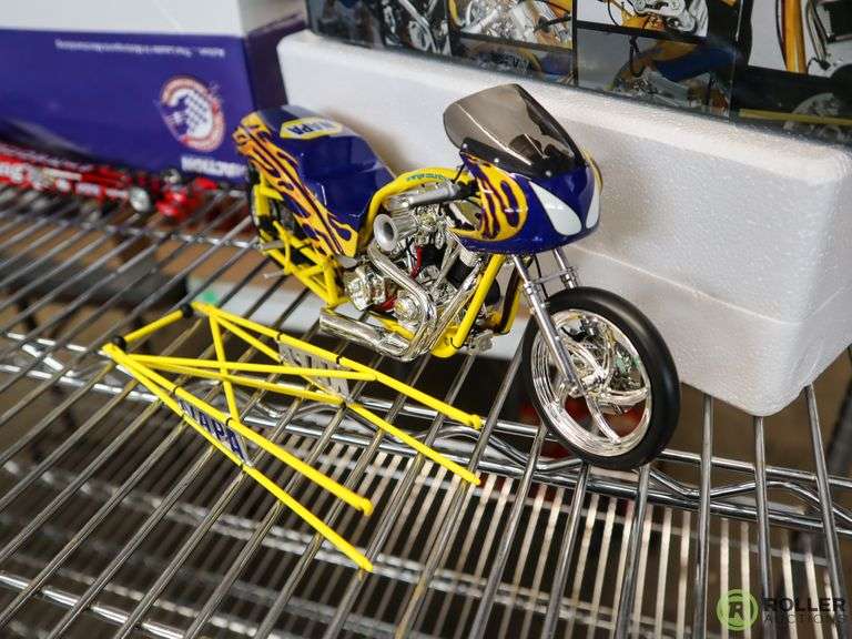 Napa Orange County Choppers Diecast Drag Bike Roller Auctions