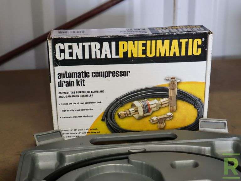 Central Pneumatic Automatic Compressor Drain Kit Instructions at
