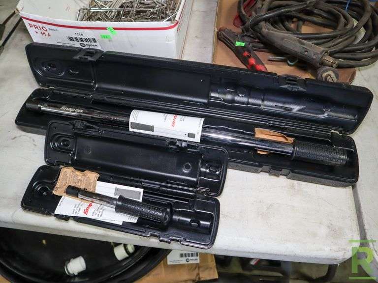 Snap On QC1P60 and QC3P20 Preset Interchangeable Head Torque Wrenches