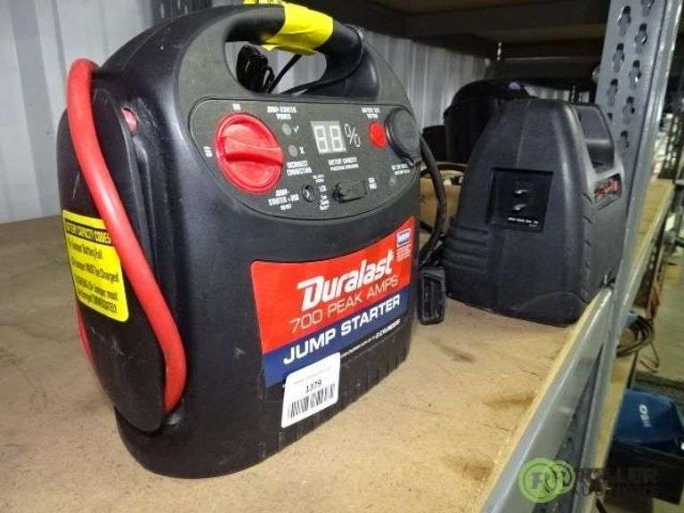 Duralast 700 Amp Jump Starter and Napa Battery Charger Roller Auctions