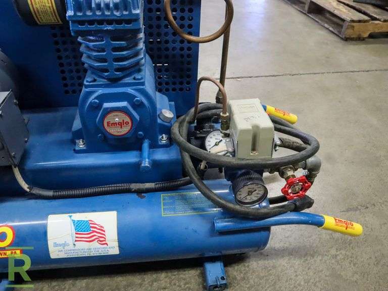 Emglo KU Twin Tube Air Compressor Roller Auctions