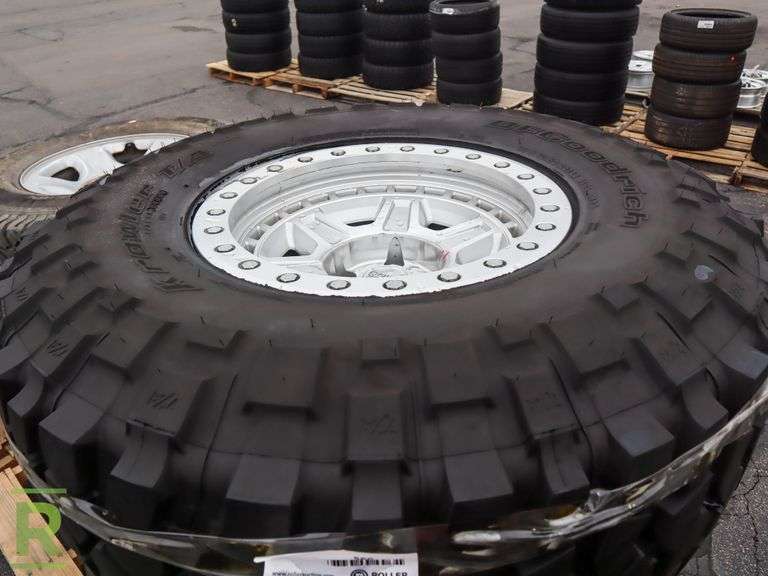 (4) BF Goodrich Krawler 37x12.50 R17 Tires With Wheels Roller Auctions