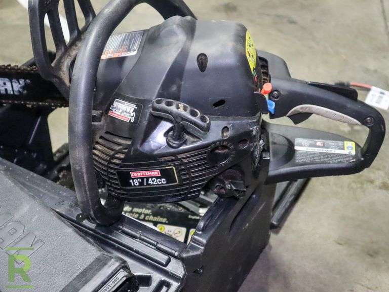 Craftsman 358.350880 18" Gas Chainsaw With Case - Roller Auctions