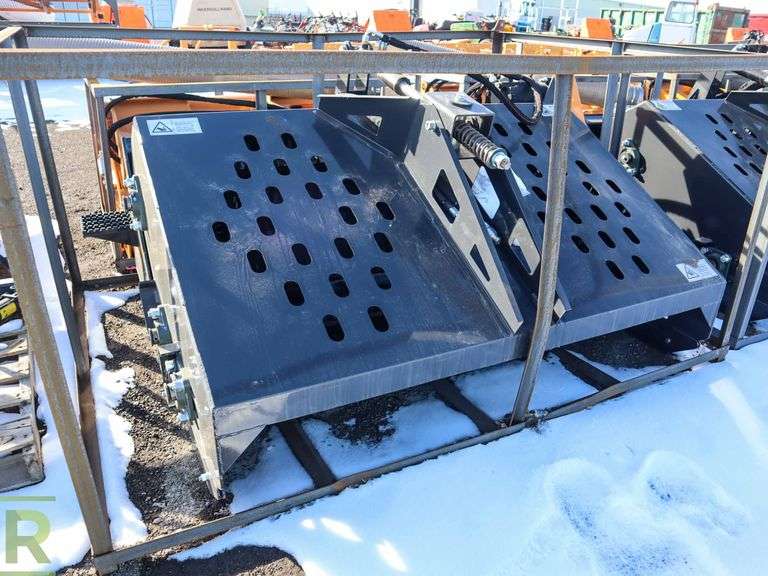 New Land Honor Hydraulic 68" Landscape Rake To Fit Skid Steer Loader