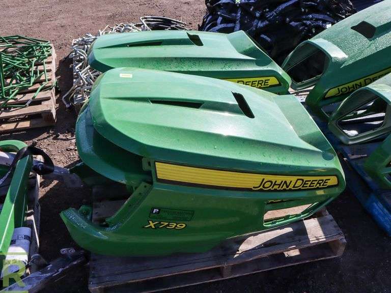 (3) New John Deere X739 Tractor Hoods Roller Auctions