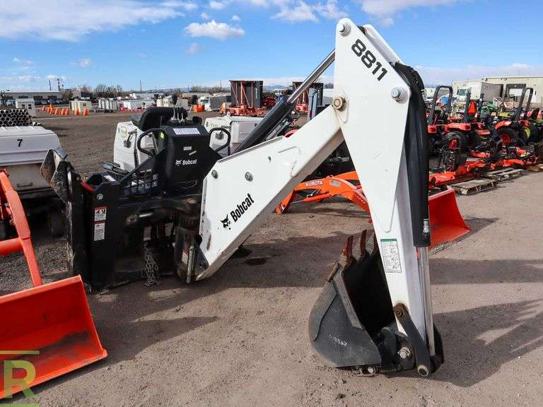 Bobcat 8811 Backhoe Attachment To Fit Skid Steer Loader Roller Auctions