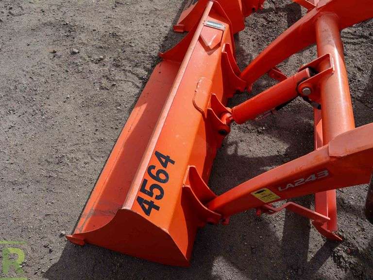 Kubota LA243 Loader Attachment, 47” Bucket Roller Auctions