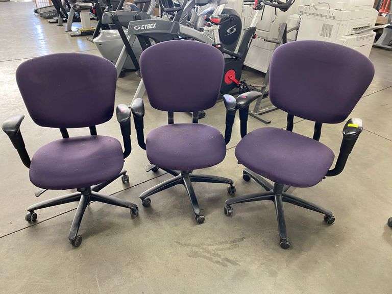 (3) Office Chairs Roller Auctions