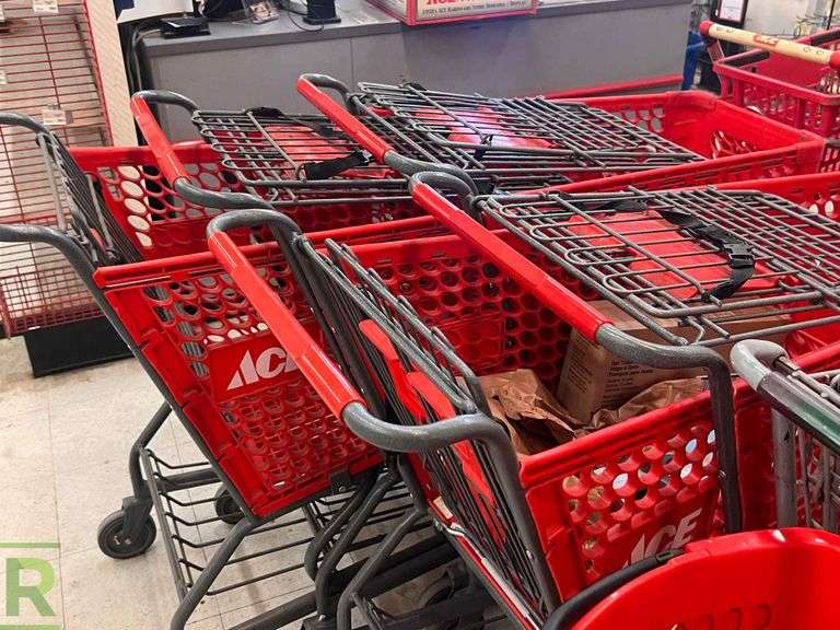 Assorted ACE Shopping Carts and Baskets Roller Auctions