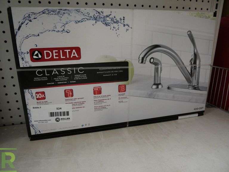 Delta 400DST Kitchen Faucet Roller Auctions