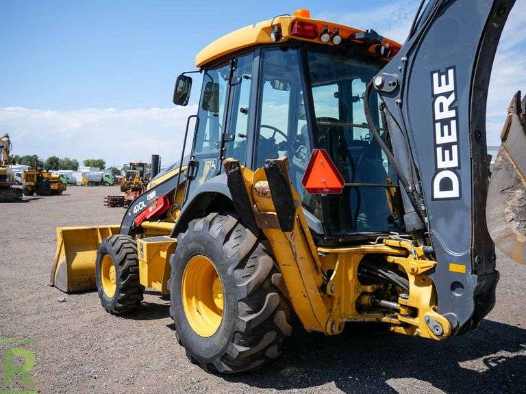 2018 John Deere 410L 4WD Loader/ Backhoe Roller Auctions