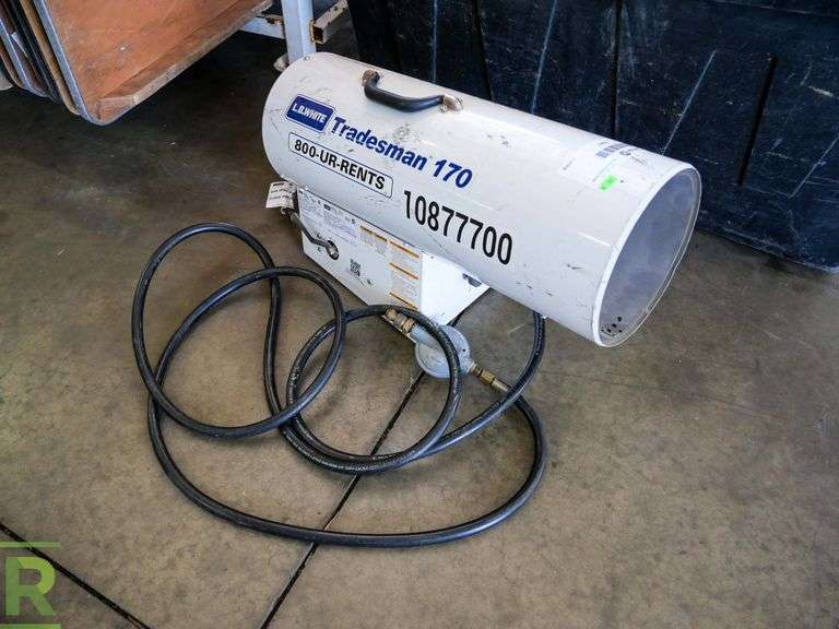 L.B.White Tradesman 170 Heater, Propane - Roller Auctions