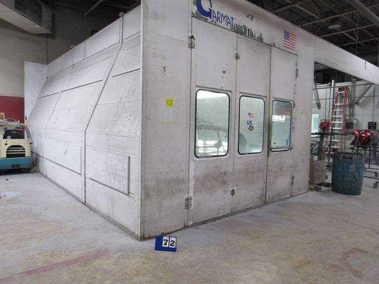 PAINT BOOTH, GARMAT MODEL 99770, CABIN NO. 99795, S/N 00313, 3PHASE
