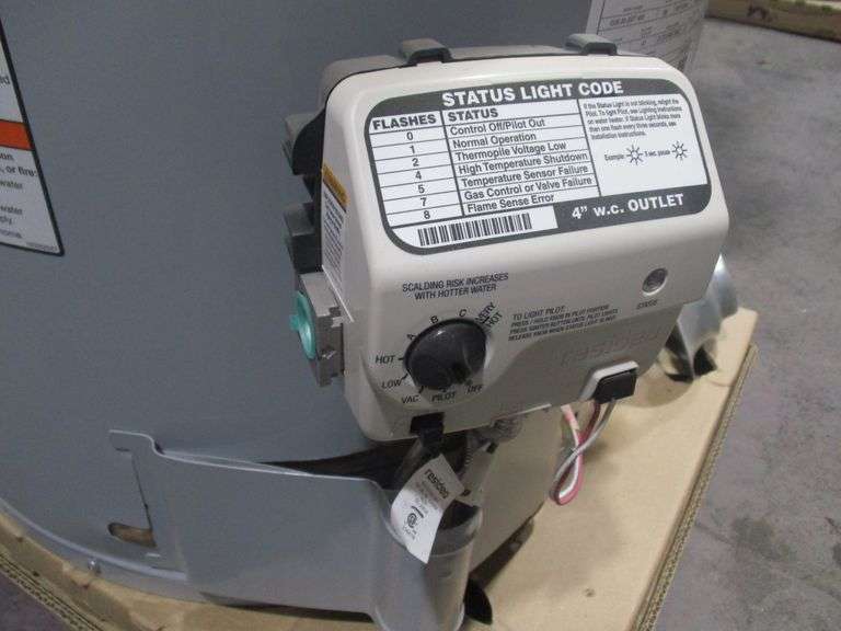 STATE WATER HEATER, NATURAL GAS, 50GALLON, GS650BRT400, P/N