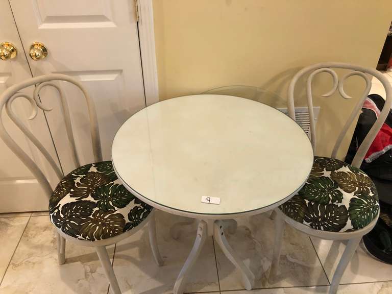 Table and Two Chairs BHHS GA Properties Seller Choice Auction