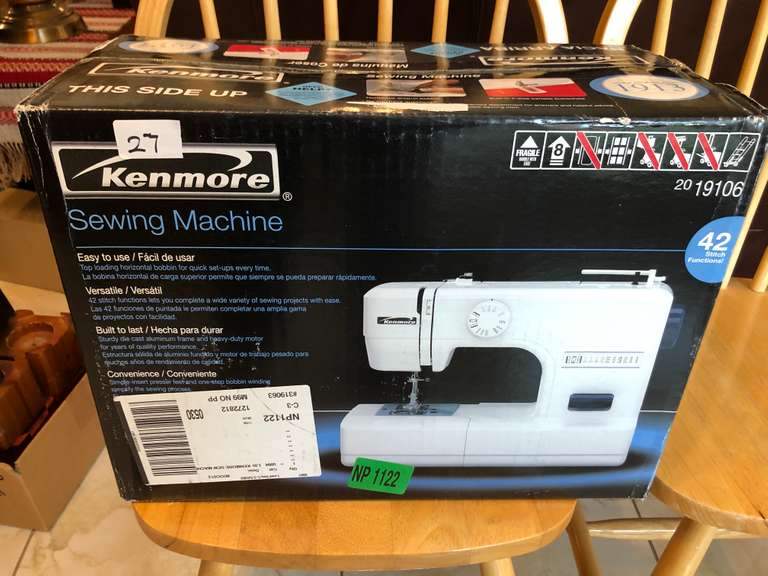 Kenmore Sewing Machine New in Box BHHS GA Properties Auction Group