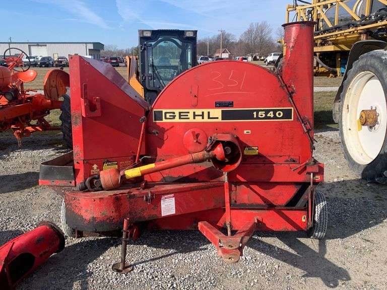 Gehl 1540 silage blower, 540 pto, in working condition Schmid Auction