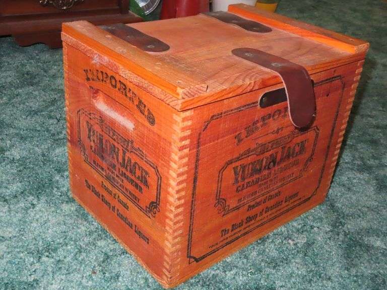 Imported Yukon Jack wood box Schmid Auction