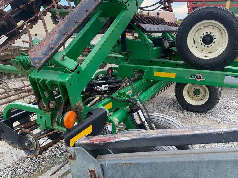 Unverferth 28' 1225 double rolling baskets w/harrow Schmid Auction