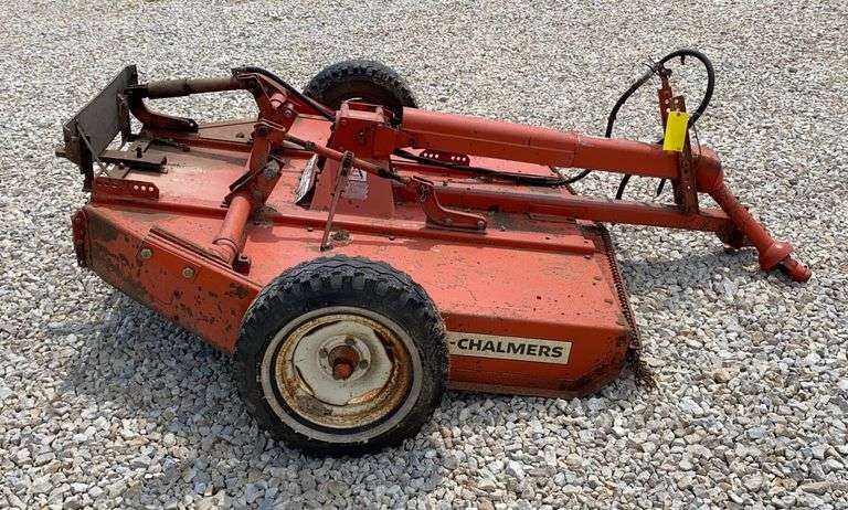 Allis Chalmers 6' pull type brush hog Schneider Auctioneers LLC