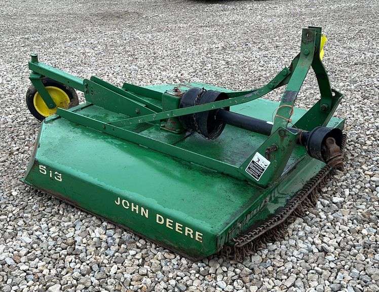 John Deere 513 5' 3pt brush hog Schneider Auctioneers LLC