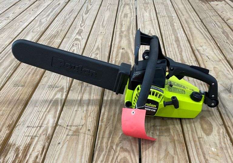 Poulan 2300 CVA chainsaw Schneider Auctioneers LLC