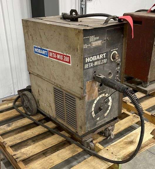 Hobart BetaMig 200 wire feed welder Schneider Auctioneers LLC