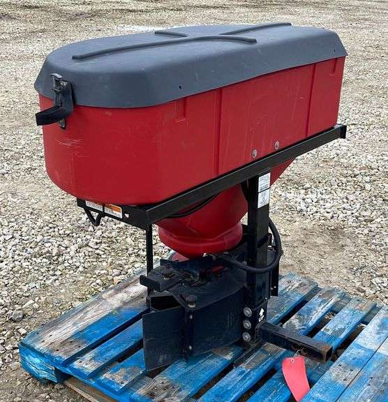 Western WP 2500 receiver hitch salt spreader Schneider Auctioneers LLC