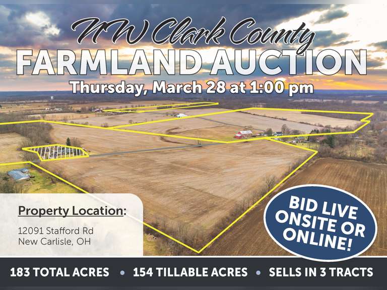 NORTHWEST CLARK COUNTY FARMLAND AUCTION Sheridans LLC