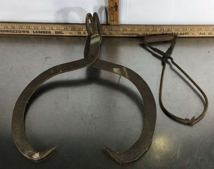 2 Vintage Ice Tongs Sherwood Auctions