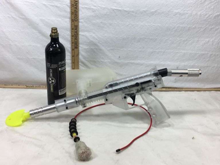 Brass Eagle Paintball Gun, Tank and Cleaner Sherwood Auctions