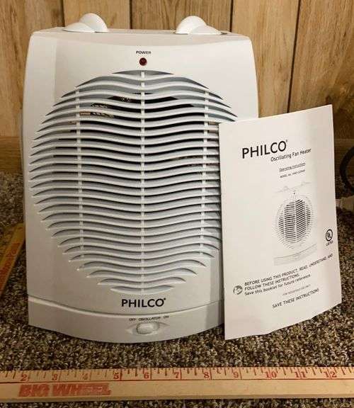 Philco Fan heater & a Montgomery Ward heater Sherwood Auctions